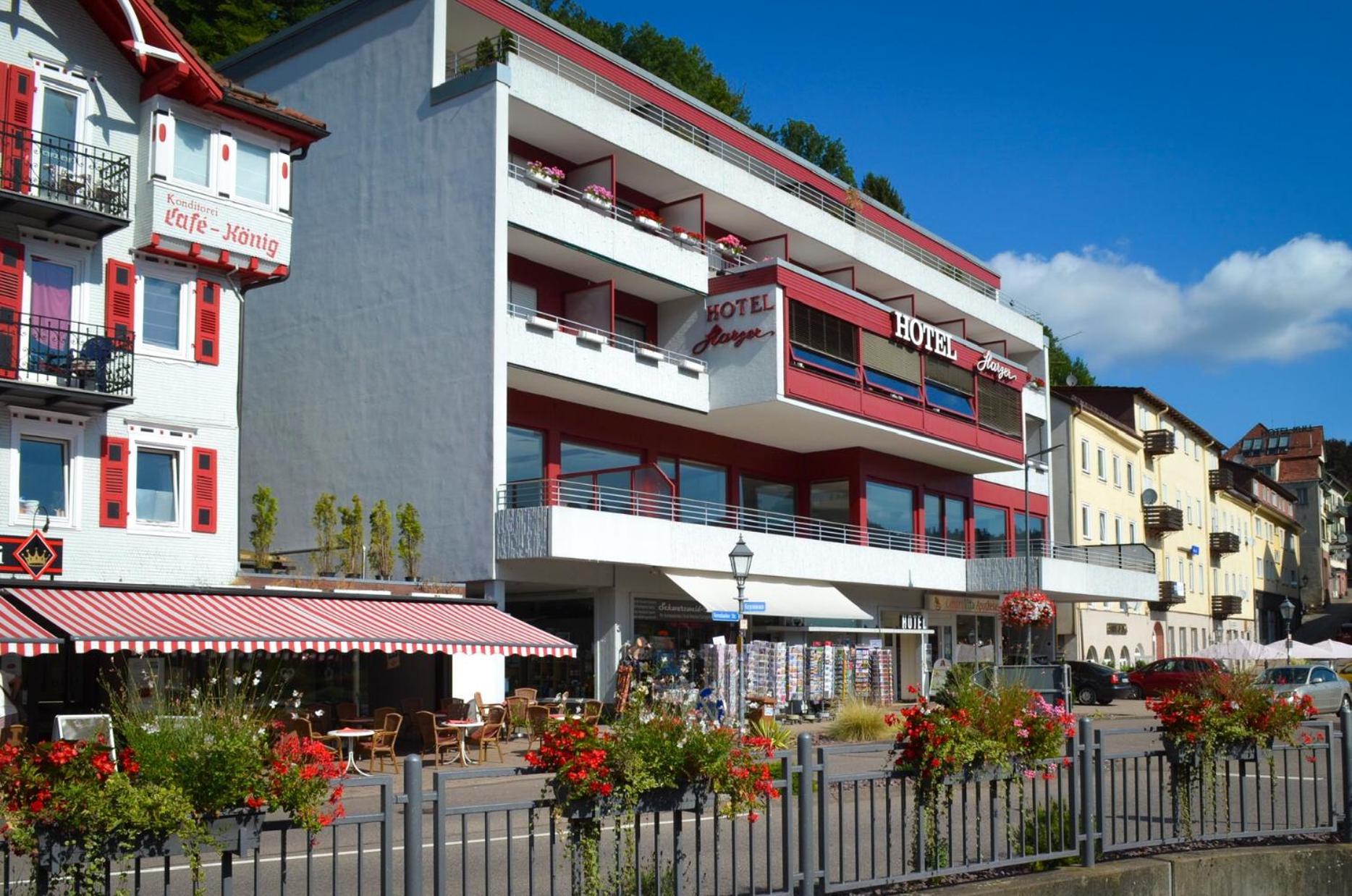 Hotel Harzer Am Kurpark Bad Herrenalb Exteriör bild